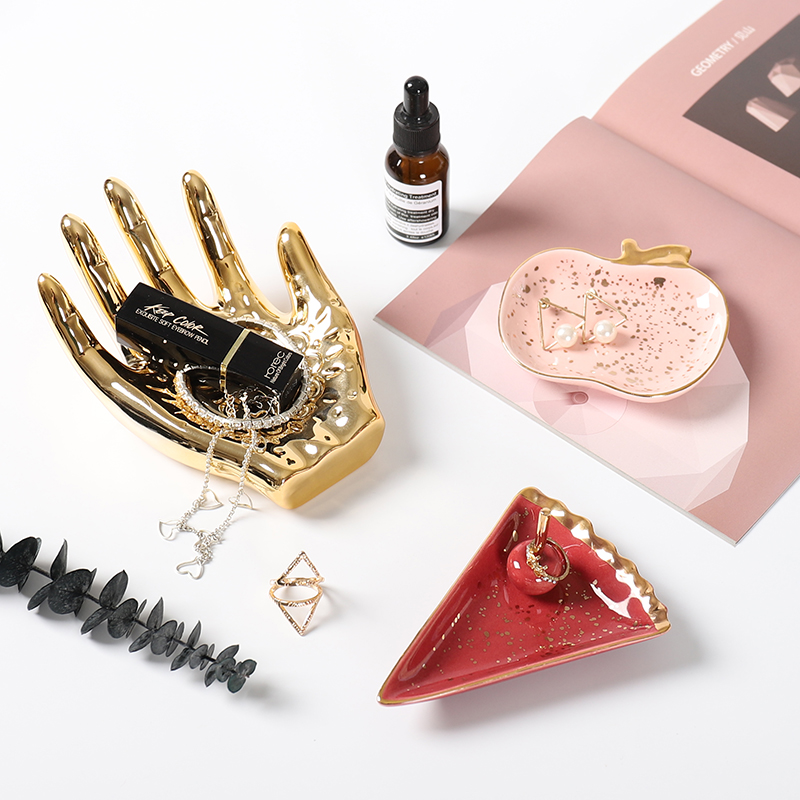 Ceramic Trinket Dish - Yüzük ve Kolye Saklama Tepsisi için