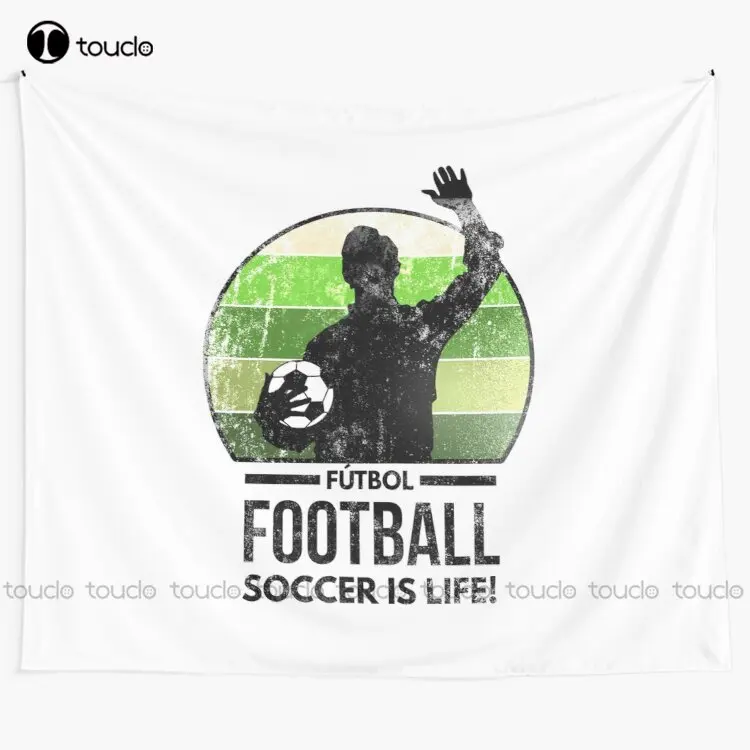 Review Home Decor - Yeni Futbol Futbol Futbol Hayattır Goblen