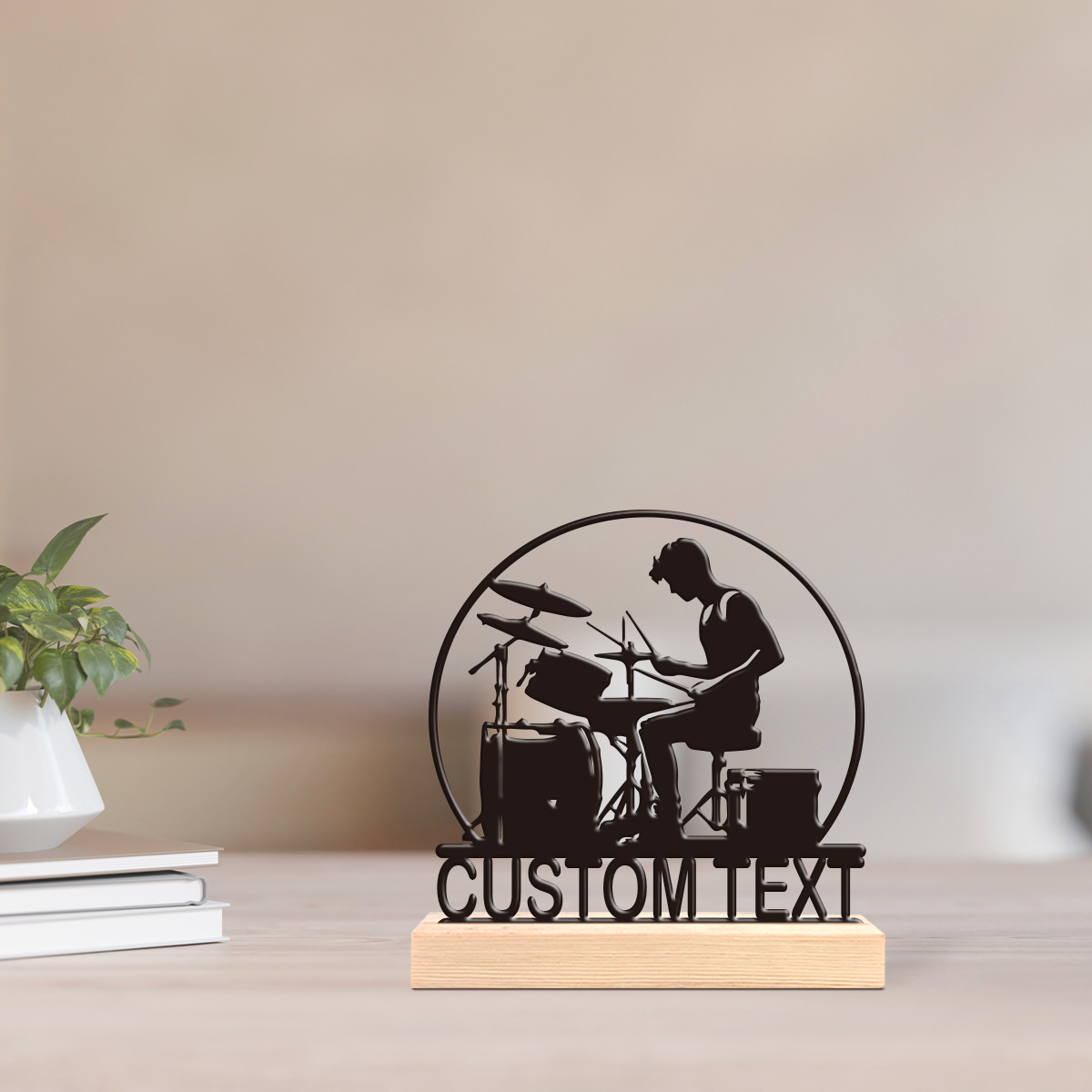 Home Decor Unique - 1 adet İlginç Masaüstü Metal Heykelleri