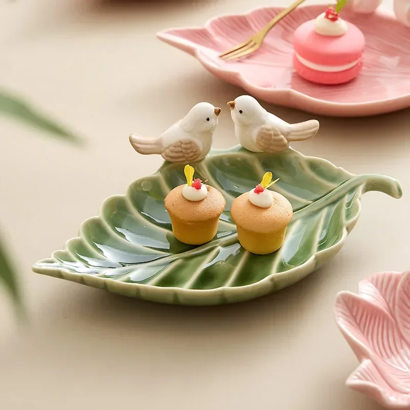 Ceramic Trinket Dish - Sevimli Kuş Tepsisi Seramik Takı Saklama