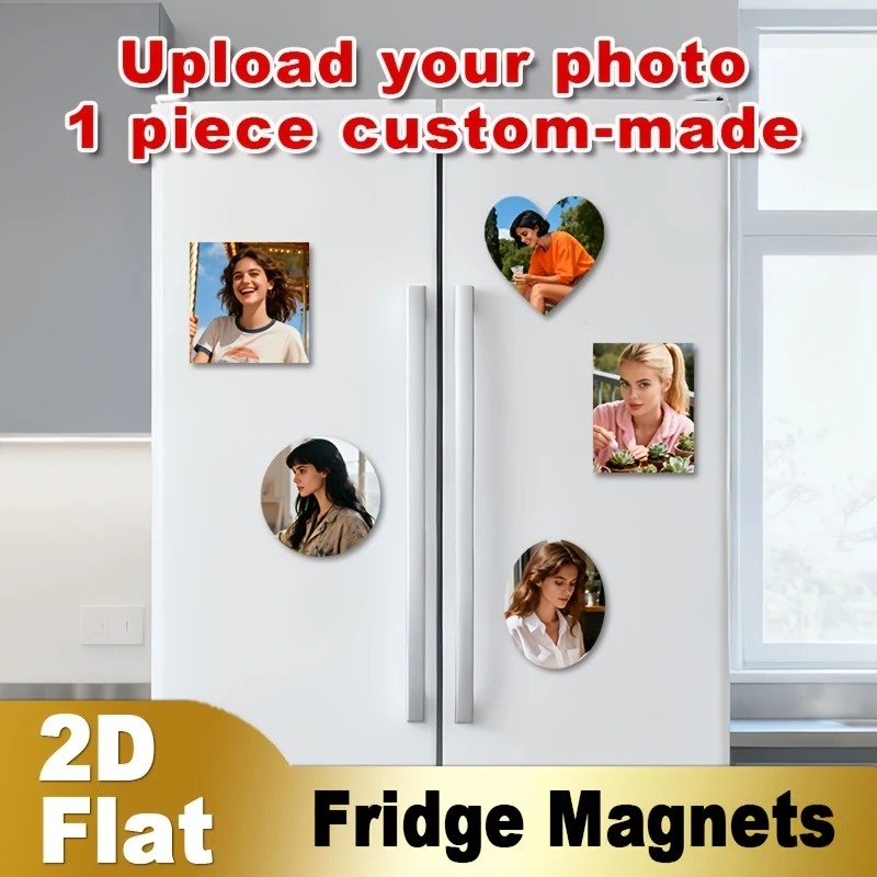 Home Decor Unique - Özel Fotoğraf Buzdolabı Magneti 2D Düz