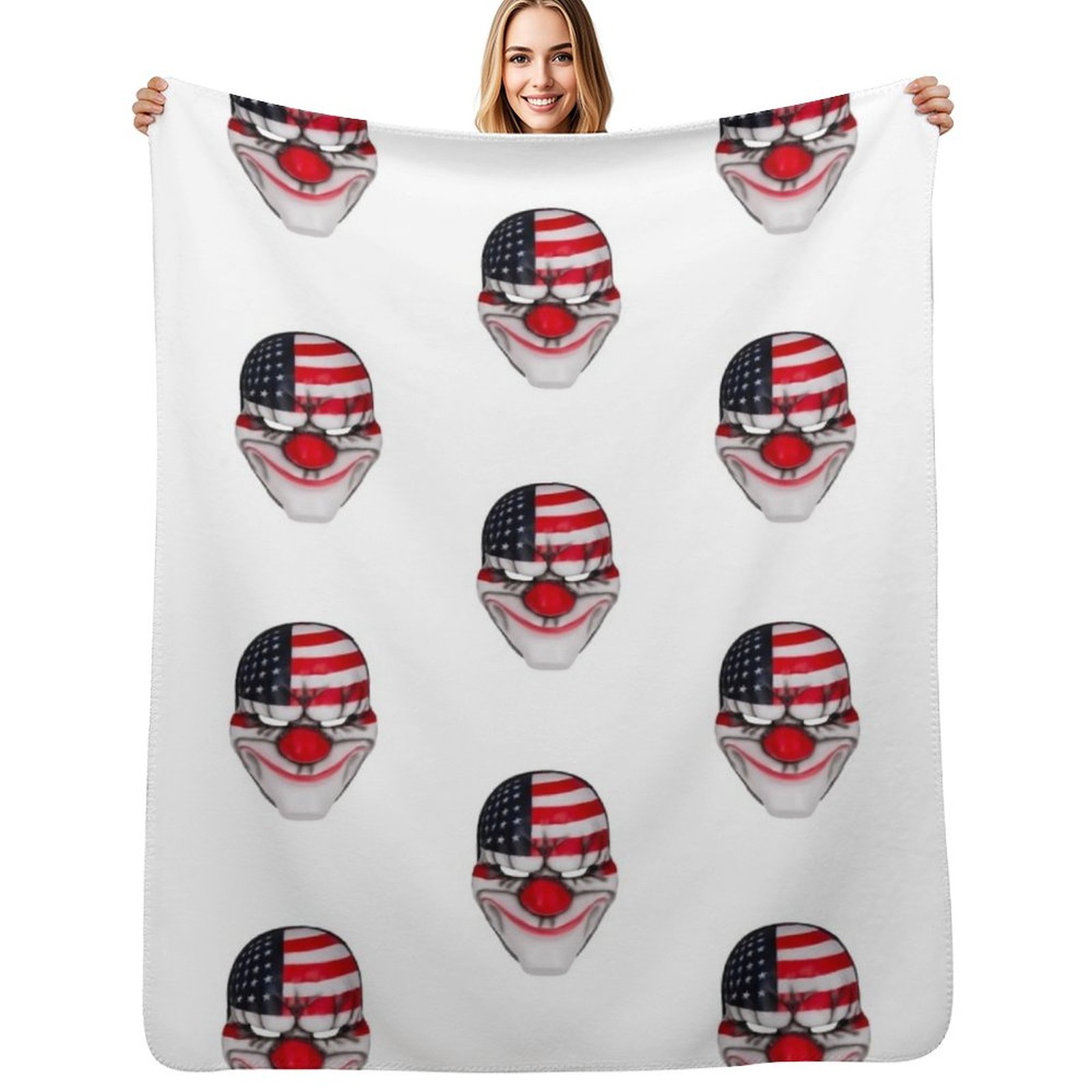 Home Decor Dallas - Dallas Maskeli Dekoratif Battaniye Tüylü Sevimli