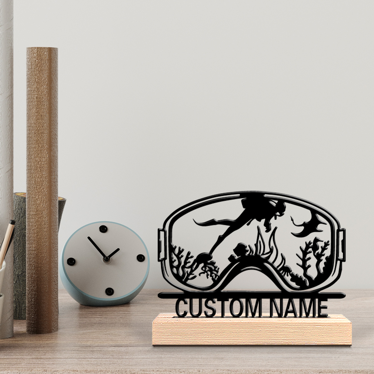 Home Decor Unique - 1 adet Sevimli Kişiselleştirilmiş Özel Dalış