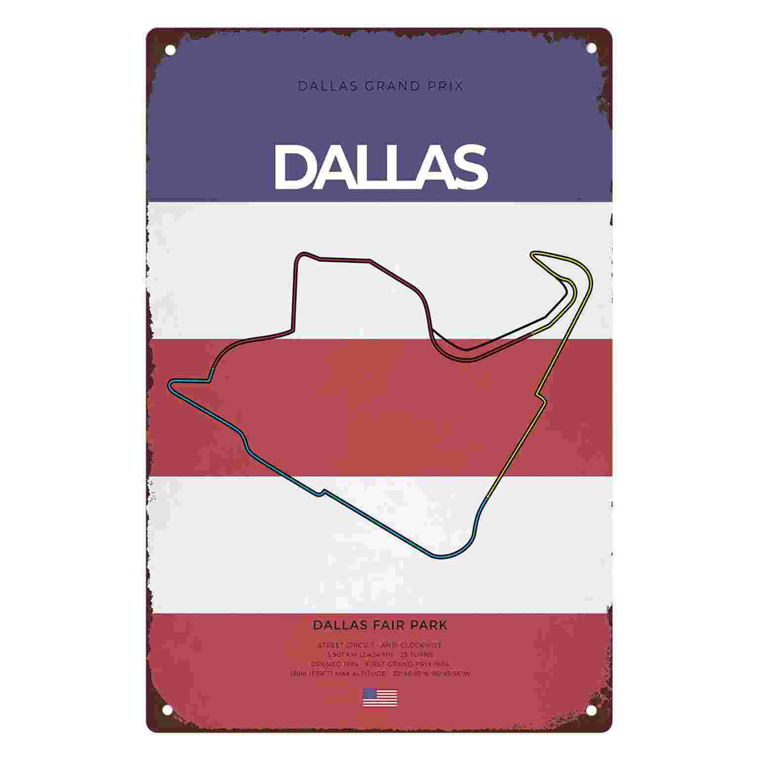 Home Decor Dallas - 2D DÜZ 1 adet Dallas Grand