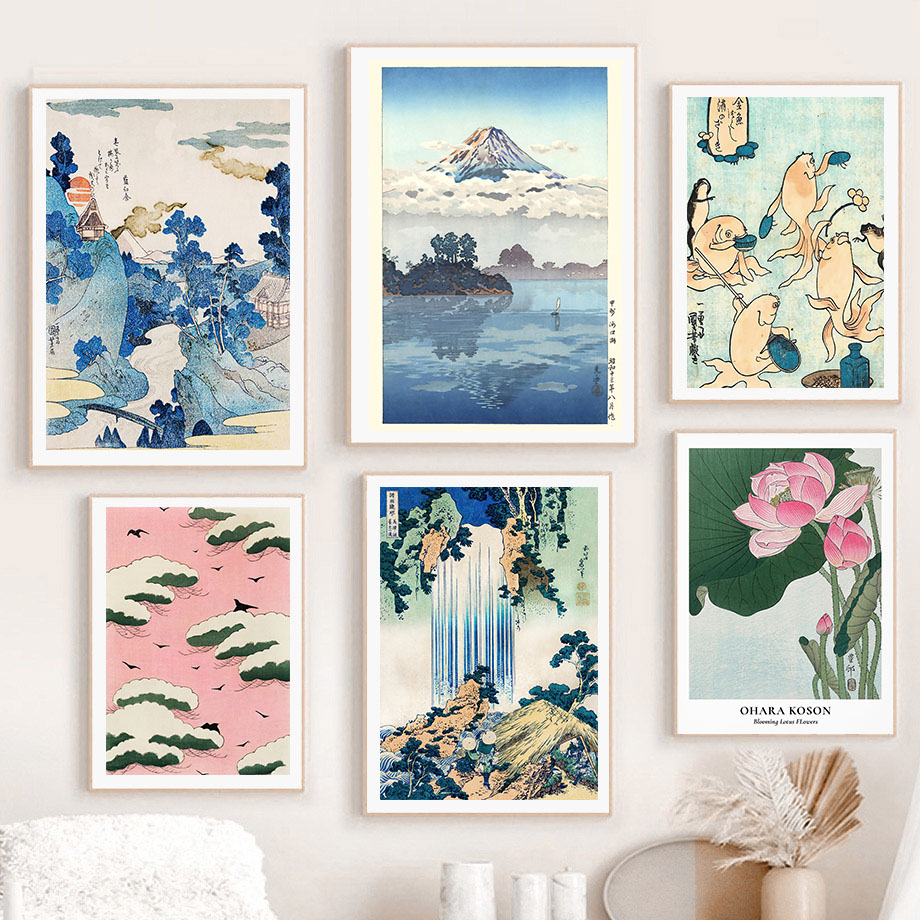 Home Decor Nz - Hokusai Ohara Koson Japon sanat posterleri