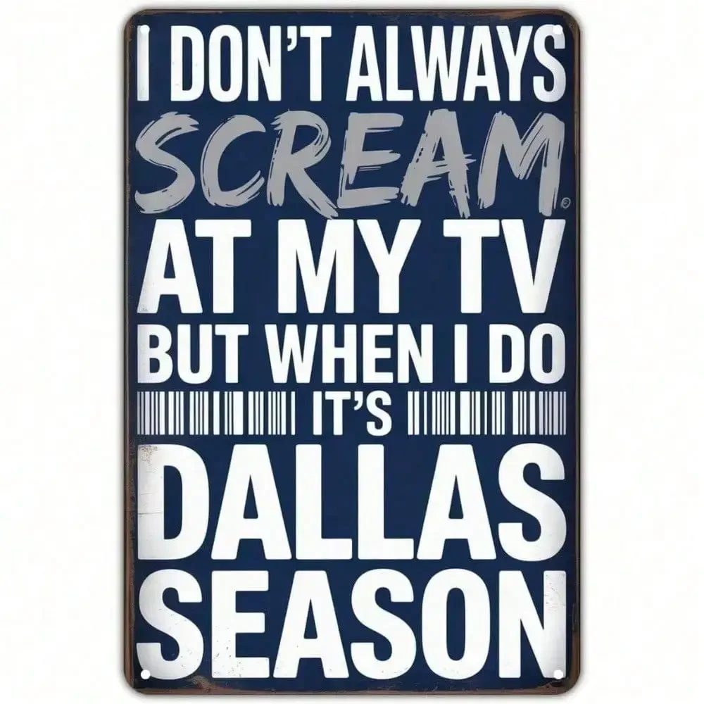 Home Decor Dallas - Dallas Cowboys Metal Tabela, Ev Barı,