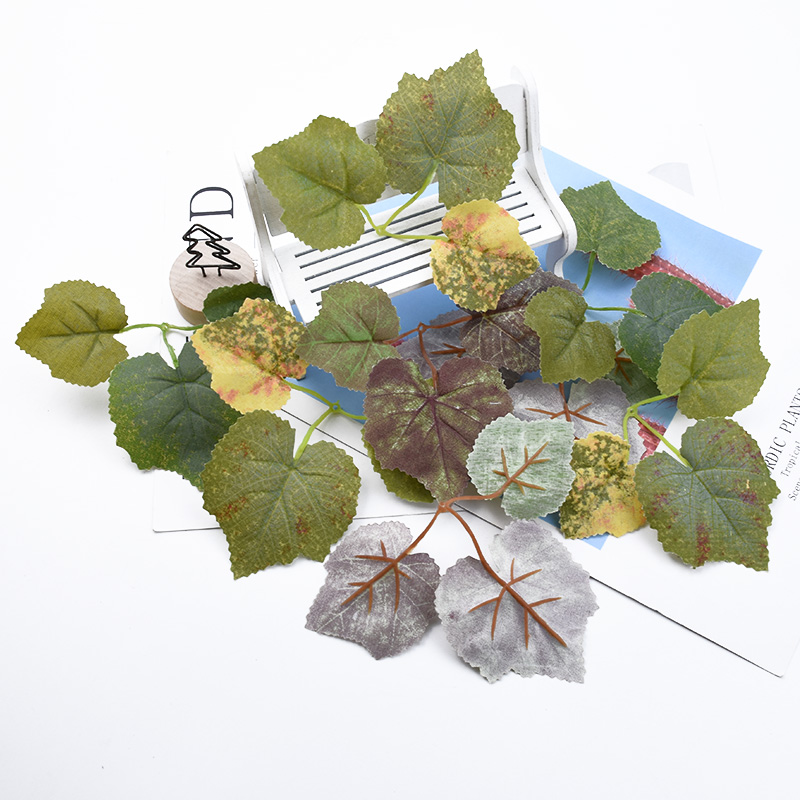 Artificial Hanging Plants - 30/100 adet Ipek Akçaağaç Yaprağı Düğün