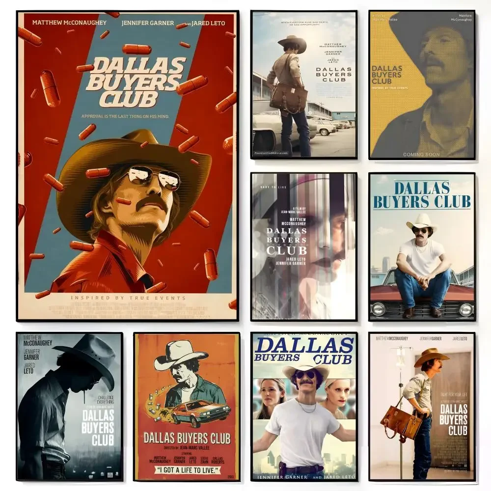 Home Decor Dallas - d-Dallas Alıcılar Kulübü Posteri Amerikan Film