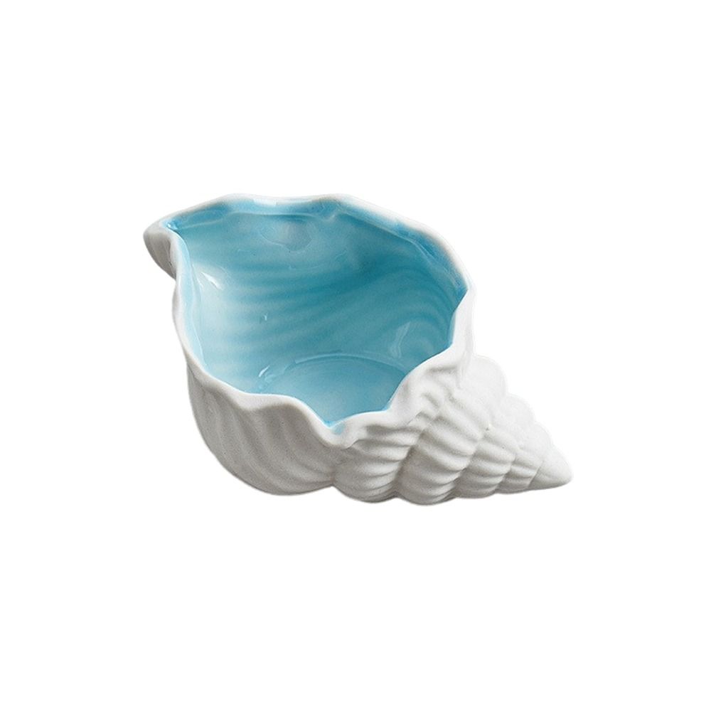 Ceramic Trinket Dish - Conch şekli seramik takı tepsi, çok