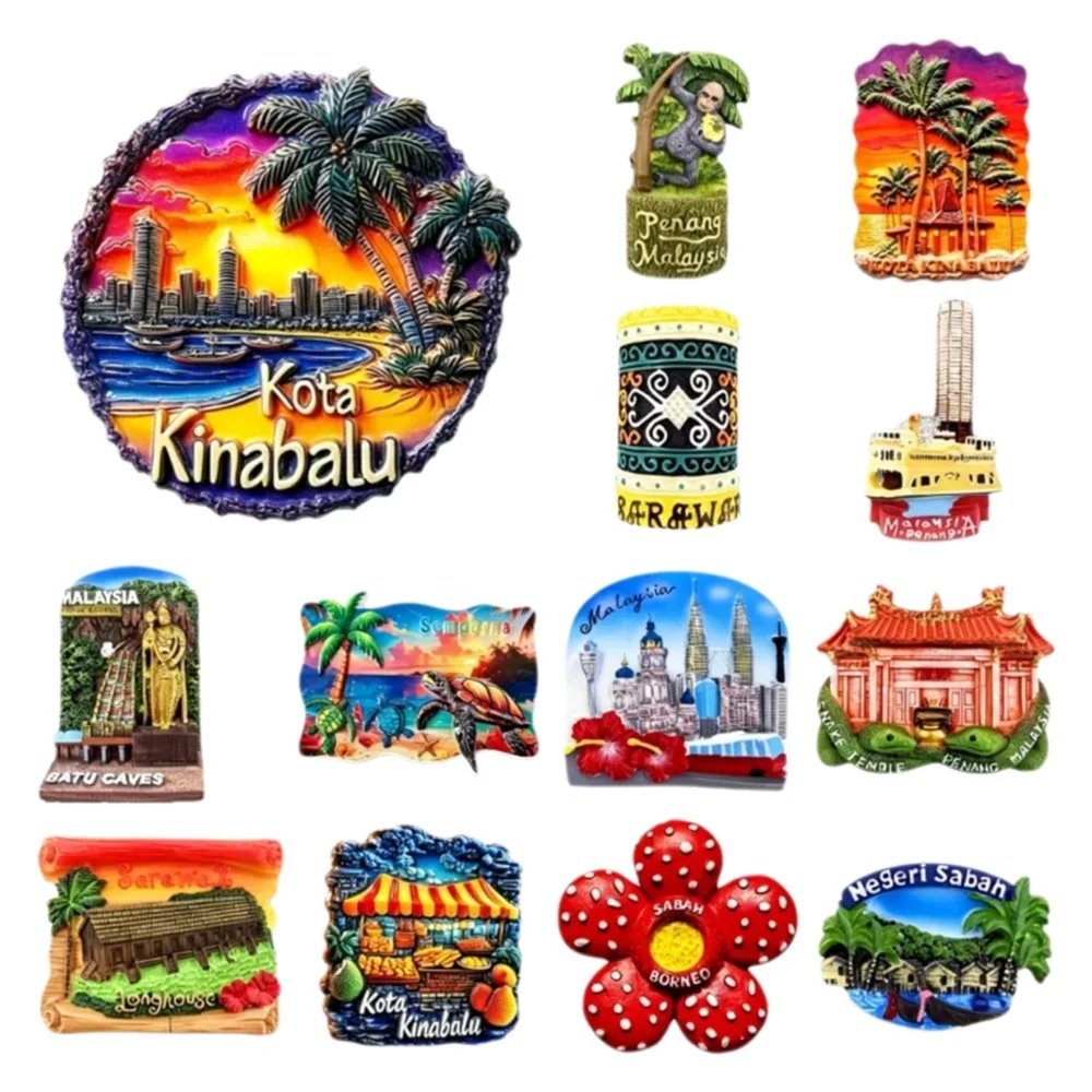 Home Decor Malaysia - Malezya 3D Buzdolabı Mıknatısları, Kuala Lumpur