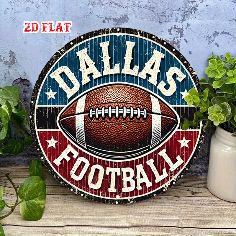 2D Düz, 1 adet Dallas Futbol Y - Home Decor Dallas incelemesi ve fiyatı