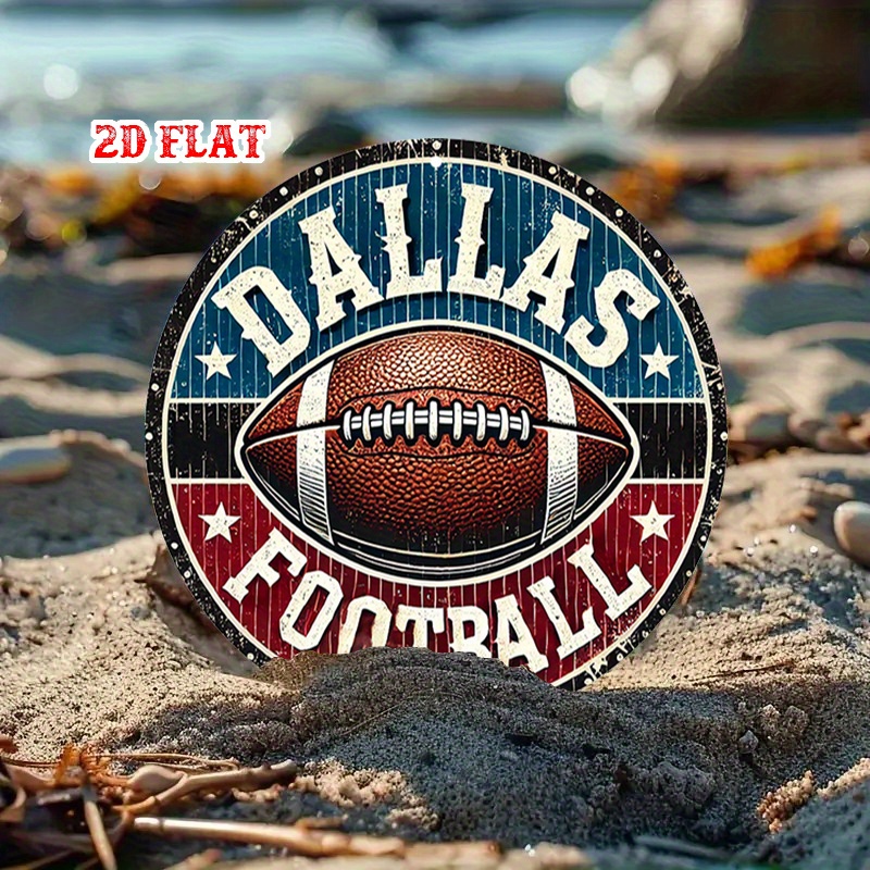 2D Düz, 1 adet Dallas Futbol Y - Home Decor Dallas incelemesi ve fiyatı