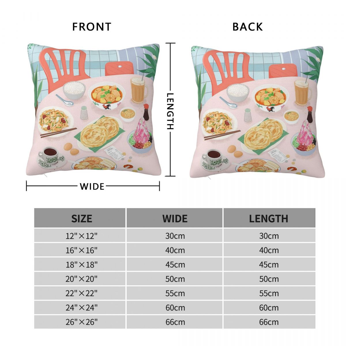 Kopitiam Gıda Malezya Yastık K - Home Decor Malaysia incelemesi ve fiyatı