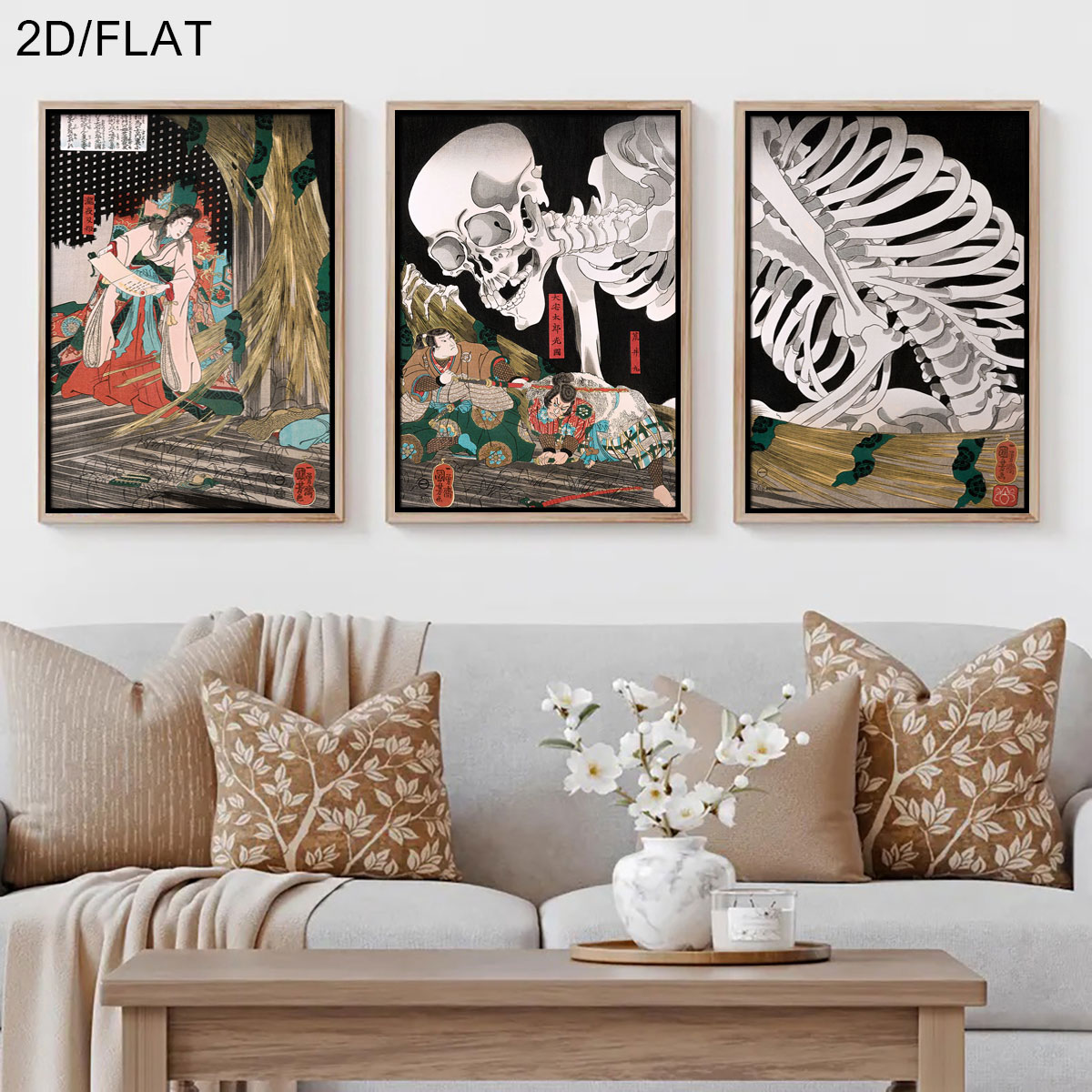 3 adet Retro Japon Takiyasha C - Home Decor Quirky incelemesi ve fiyatı