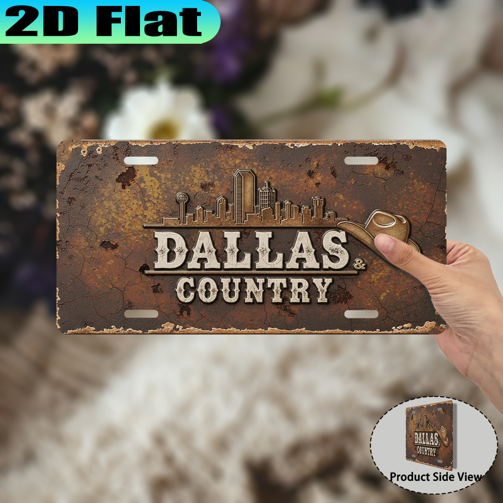 2D Düz Dallas ve Country Kovbo - Home Decor Dallas incelemesi ve fiyatı