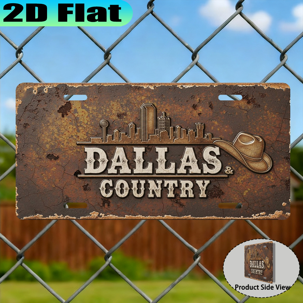 2D Düz Dallas ve Country Kovbo - Home Decor Dallas incelemesi ve fiyatı