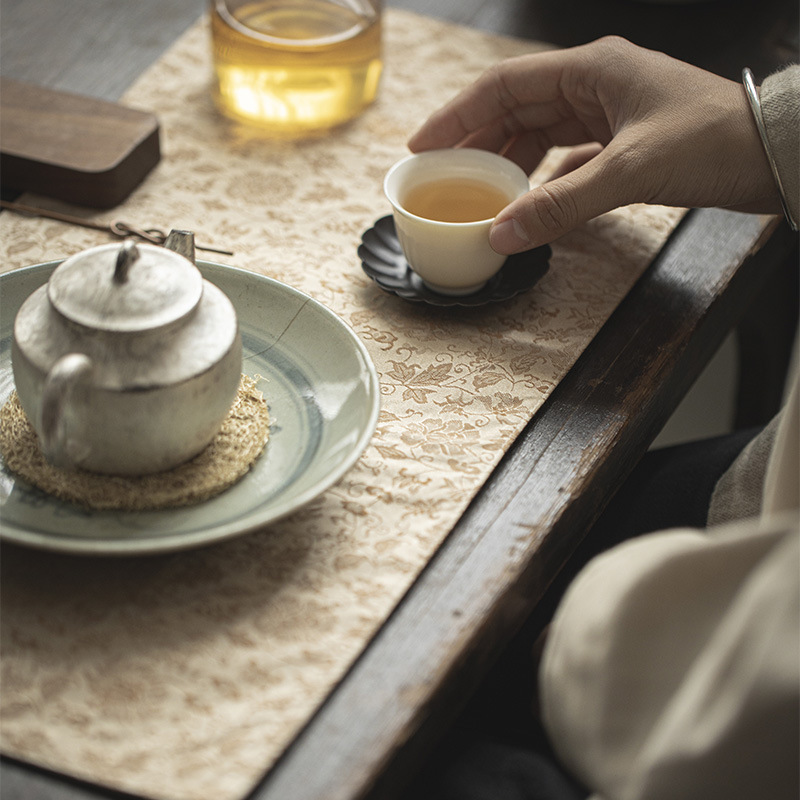 Yeni Çin Tarzı Zen Brokar Çay  - Linen Table Runner incelemesi ve fiyatı