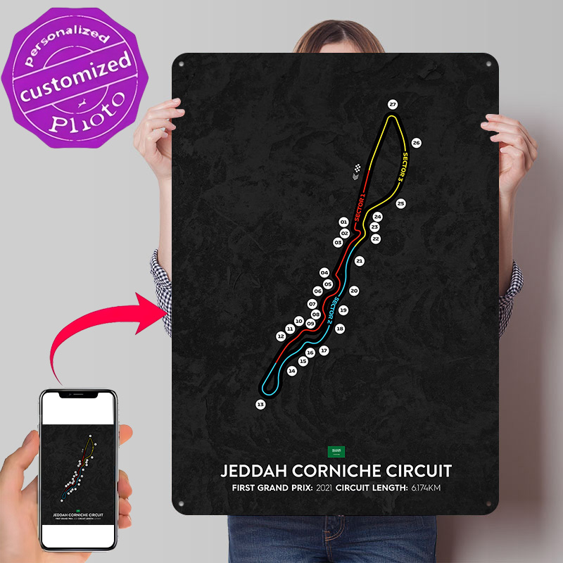 Jeddah Circuit 3D Baskılı Doku - Home Decor Jeddah incelemesi ve fiyatı