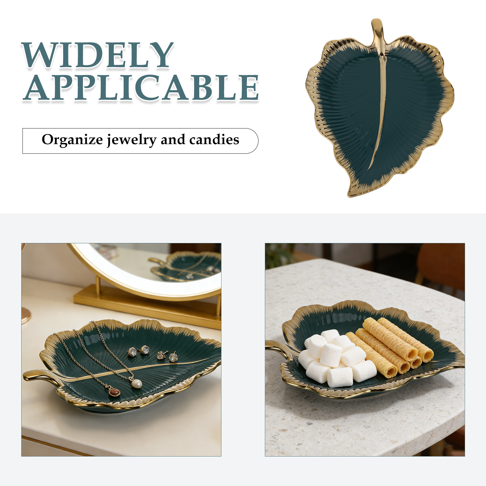Yeşil Seramik Yaprak Şeklinde  - Ceramic Trinket Dish incelemesi ve fiyatı