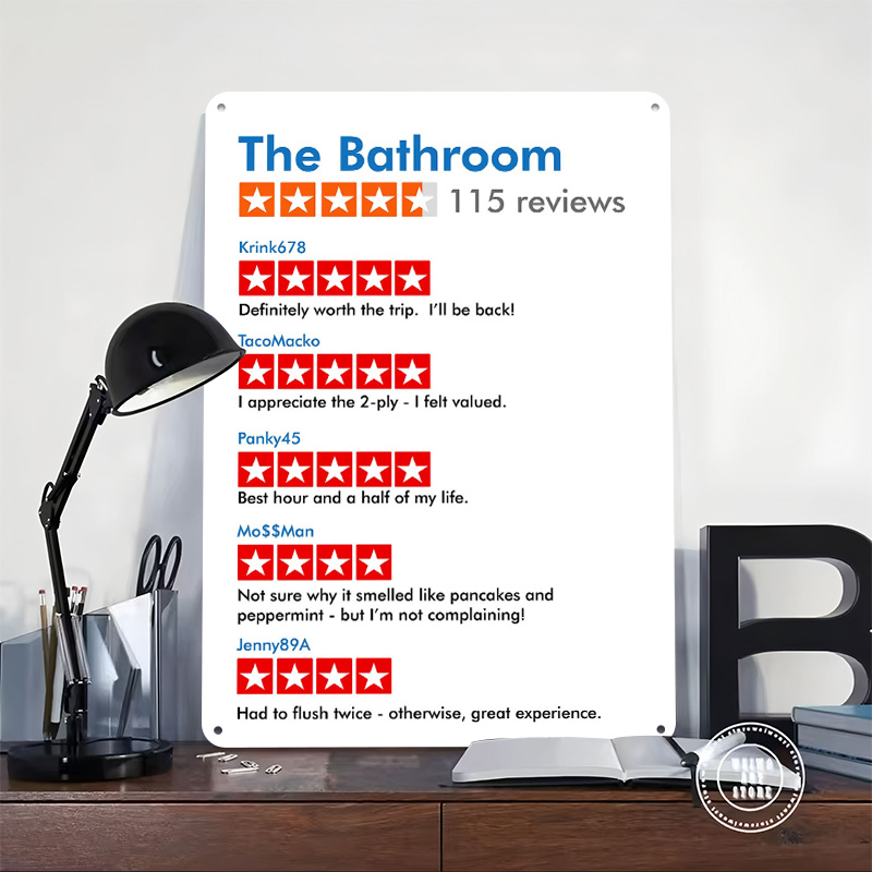 BANYO Komik Yorumlar Baskılı P - Review Home Decor incelemesi ve fiyatı