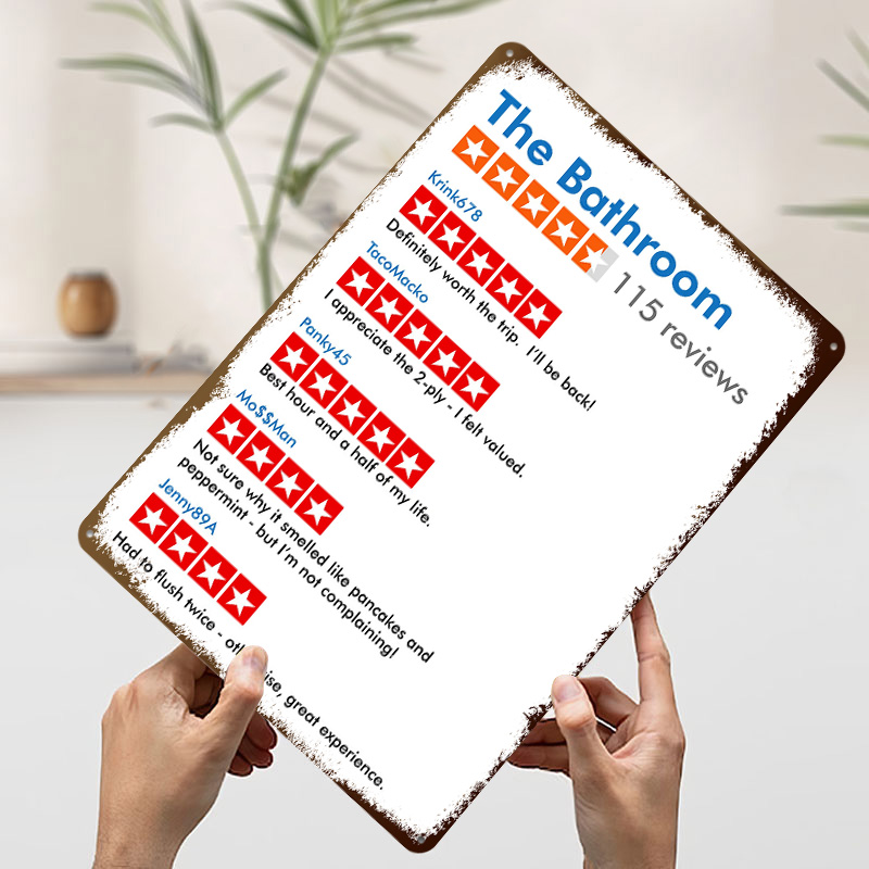 BANYO Komik Yorumlar Baskılı P - Review Home Decor incelemesi ve fiyatı