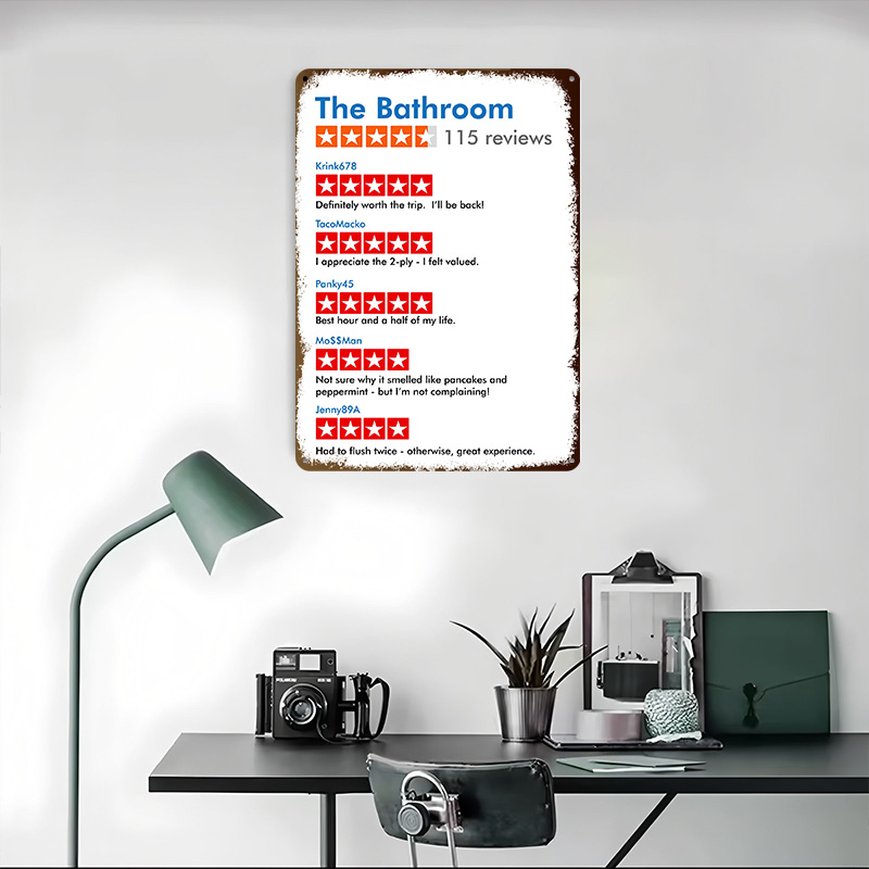 BANYO Komik Yorumlar Baskılı P - Review Home Decor incelemesi ve fiyatı