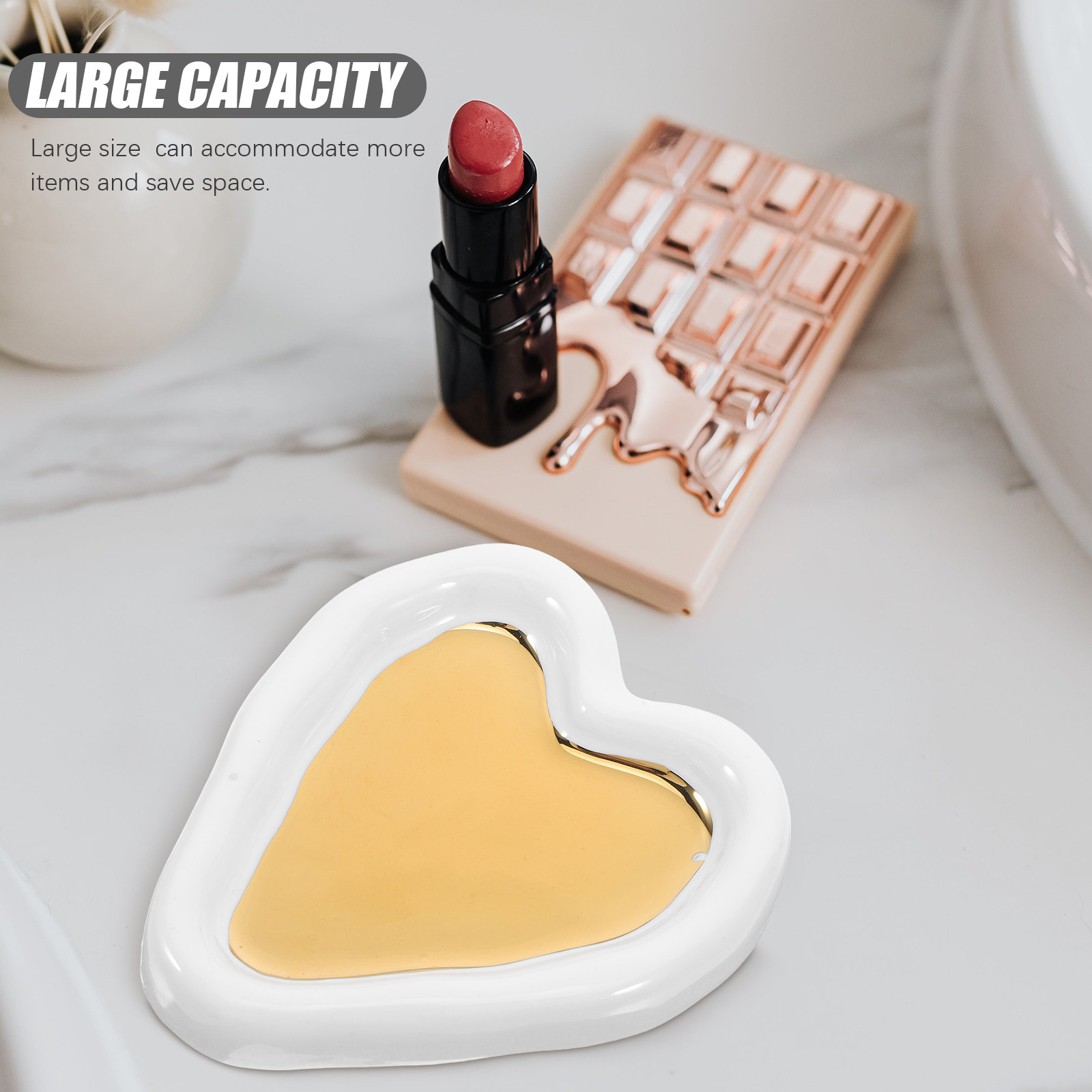 Kalp Şeklinde Takı Tepsisi Reç - Ceramic Trinket Dish incelemesi ve fiyatı