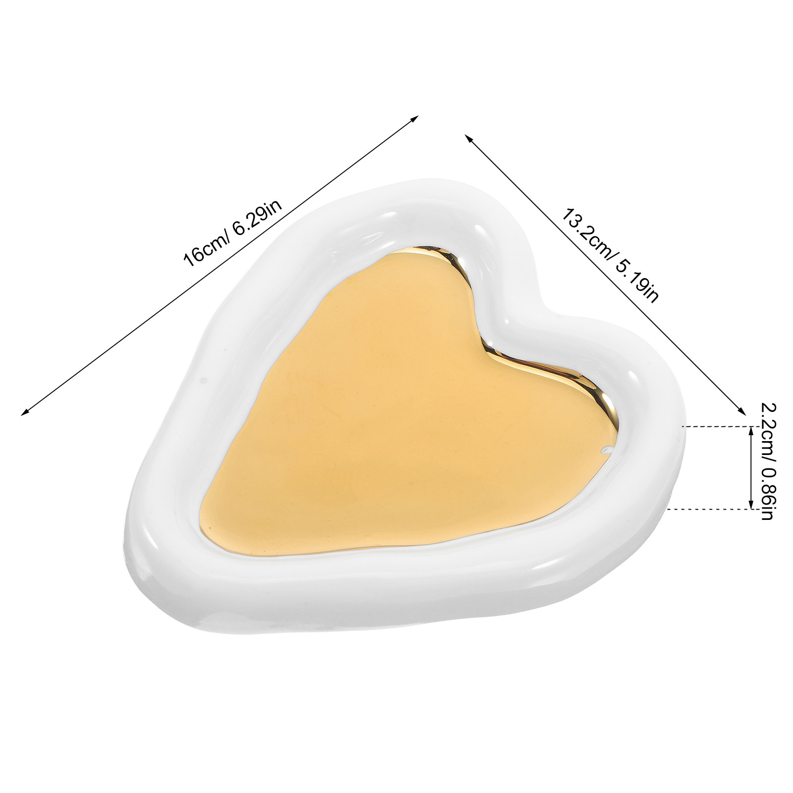 Kalp Şeklinde Takı Tepsisi Reç - Ceramic Trinket Dish incelemesi ve fiyatı