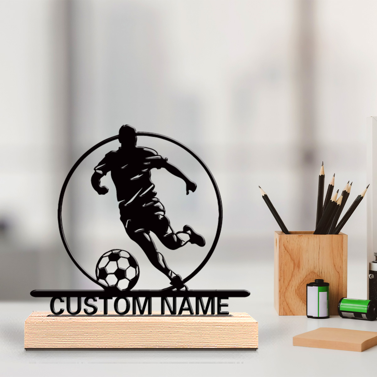 İsme Özel Metal Futbolcu Heyke - Home Decor Unique incelemesi ve fiyatı