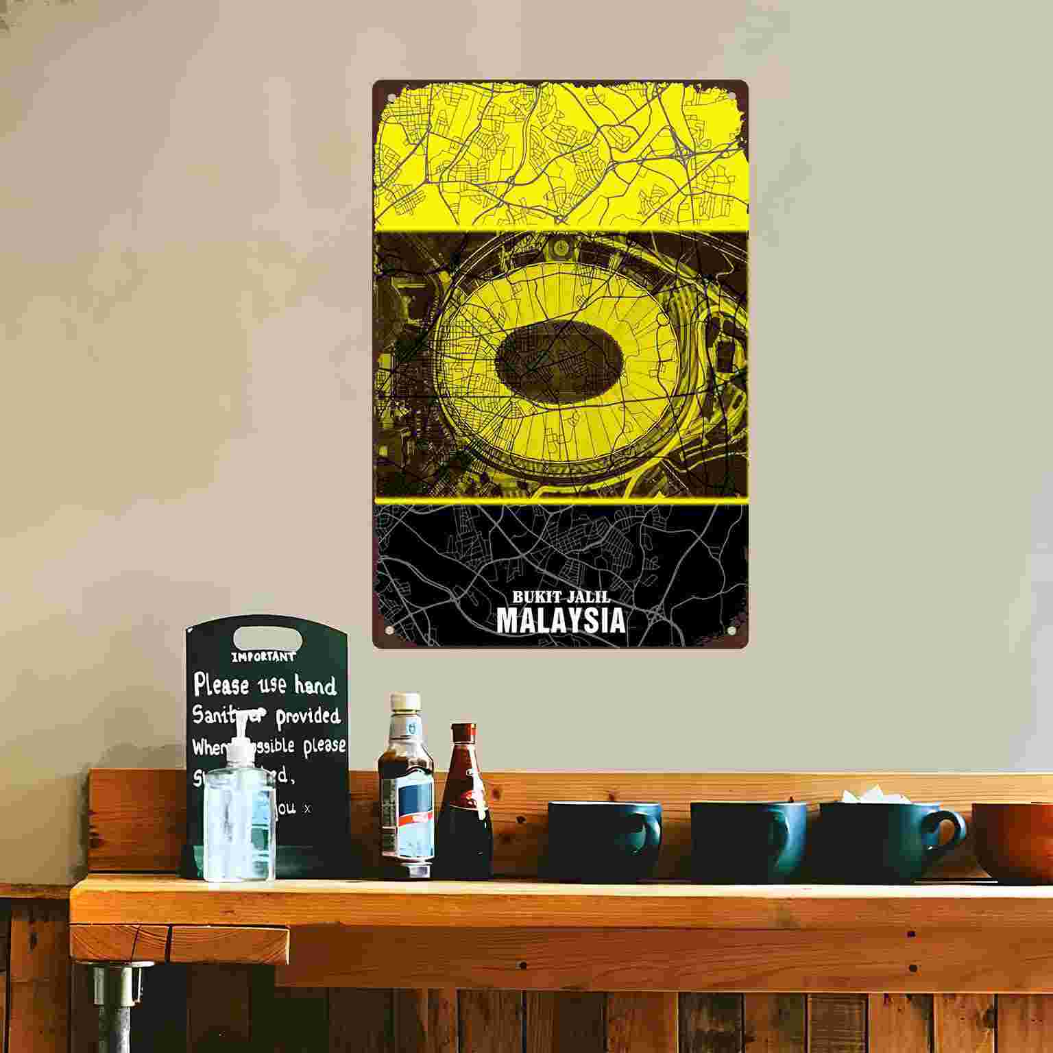 2D DÜZ 1 adet Bukit Jalil Male - Home Decor Malaysia incelemesi ve fiyatı