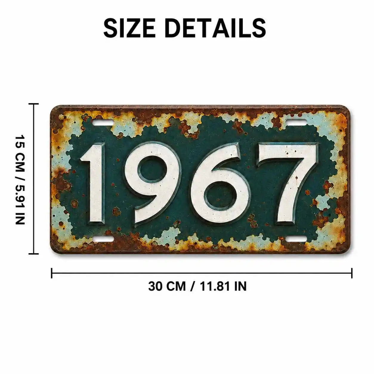 2D Düz Vintage Tabela, Dekorat - Home Decor Jeddah incelemesi ve fiyatı