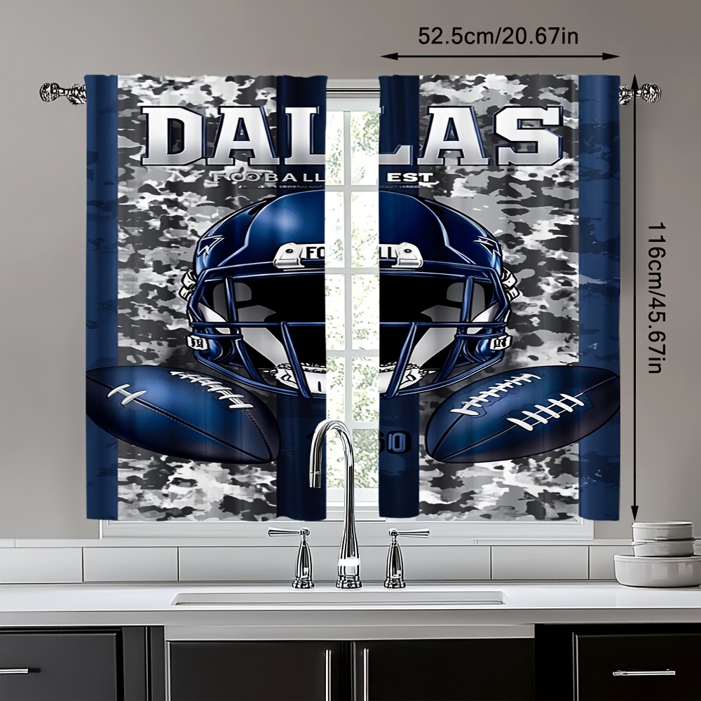 Dallas Futbol Kapı Perdeleri 2 - Home Decor Dallas incelemesi ve fiyatı