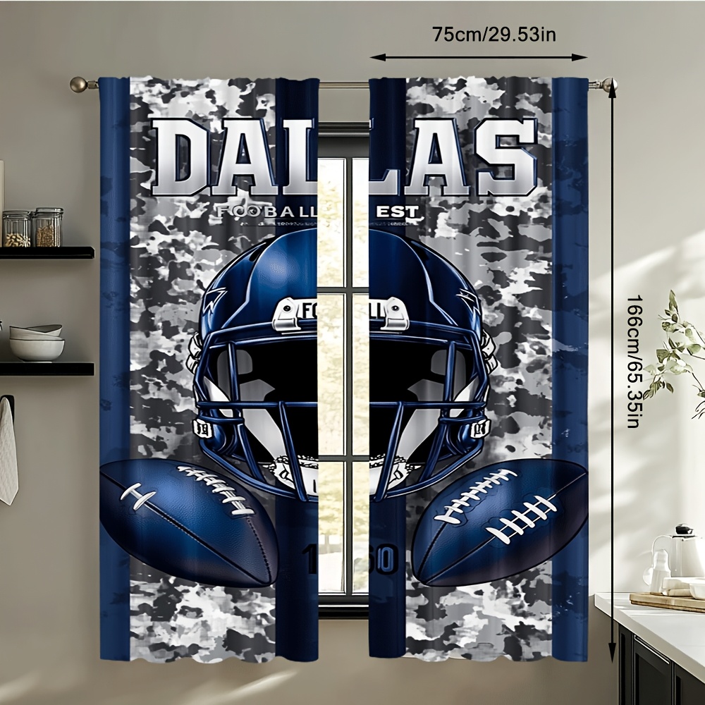 Dallas Futbol Kapı Perdeleri 2 - Home Decor Dallas incelemesi ve fiyatı