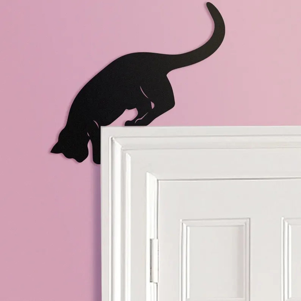 Kedi Dışarıdan Görünen Kapı Üs - Home Decor Nz incelemesi ve fiyatı