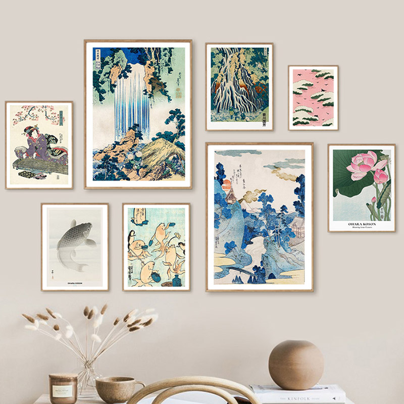 Hokusai Ohara Koson Japon sana - Home Decor Nz incelemesi ve fiyatı