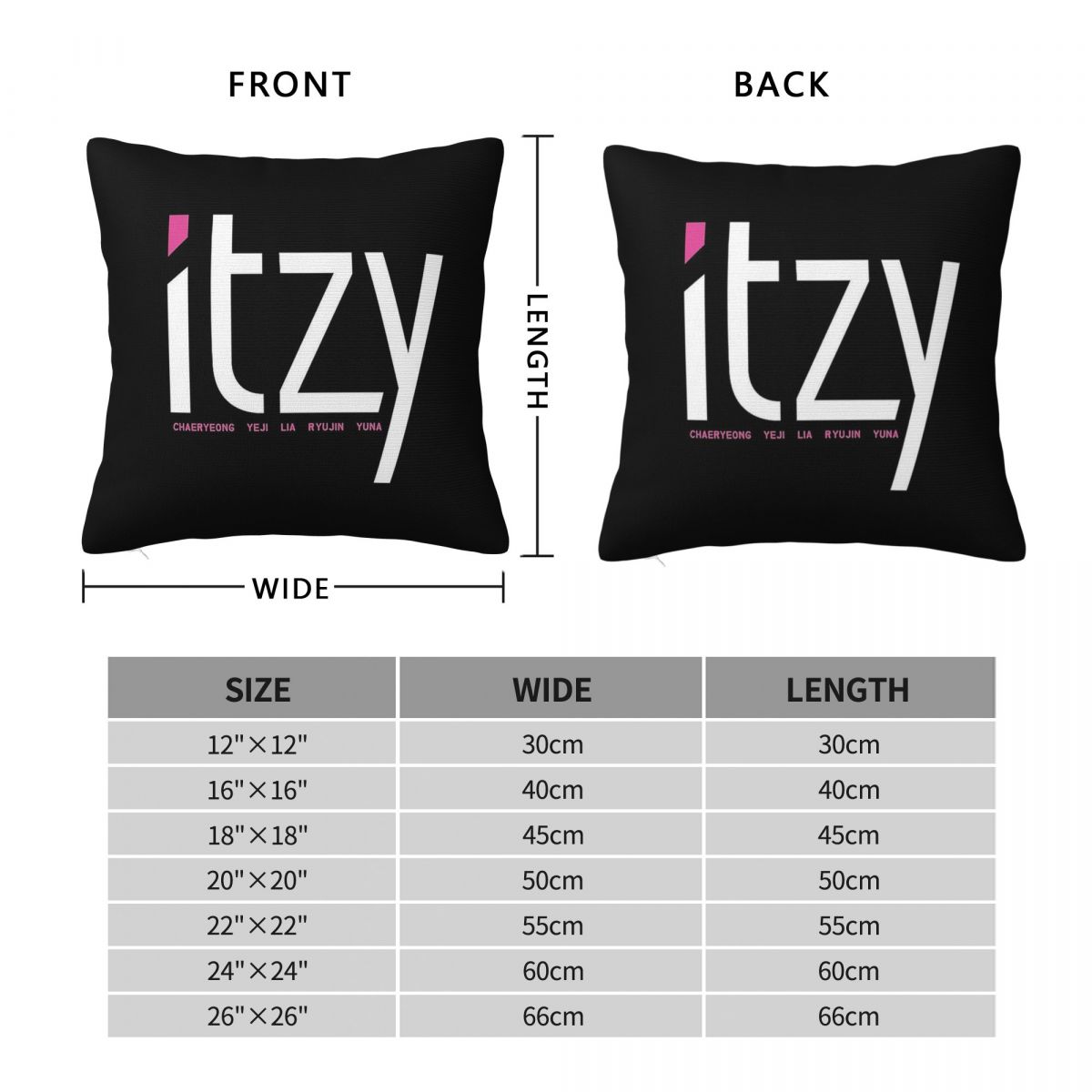 Itzy Band Dalla Dalla Kare Yas - Home Decor Dallas incelemesi ve fiyatı