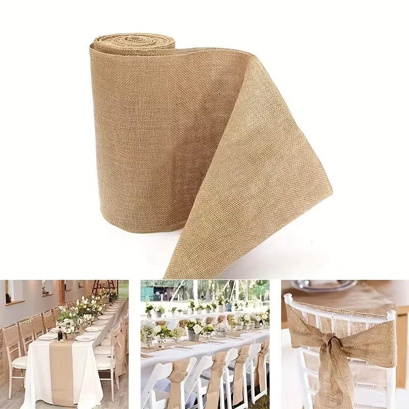 Yeni Tasarım Bej Çuval Bezi Ru - Linen Table Runner incelemesi ve fiyatı