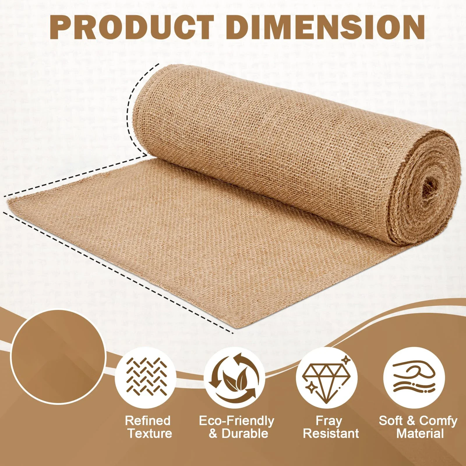 Yeni Tasarım Bej Çuval Bezi Ru - Linen Table Runner incelemesi ve fiyatı