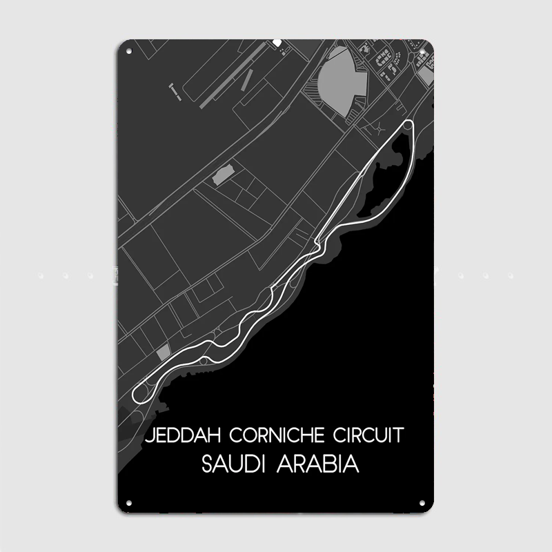 Jeddah Corniche Circuit Poster - Home Decor Jeddah incelemesi ve fiyatı