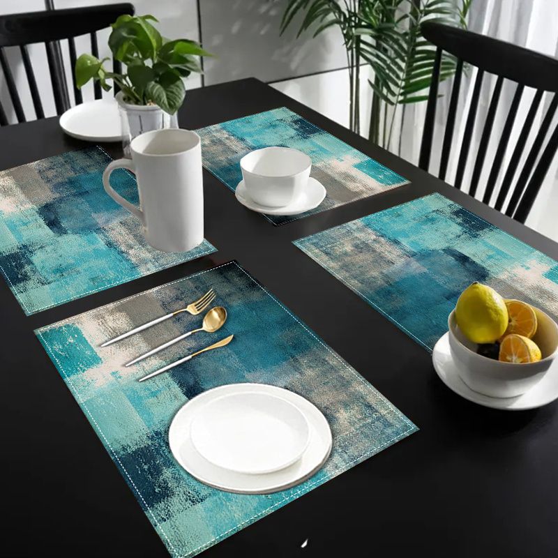 VIKAMA Morandi Soyut Mürekkep  - Linen Table Runner incelemesi ve fiyatı