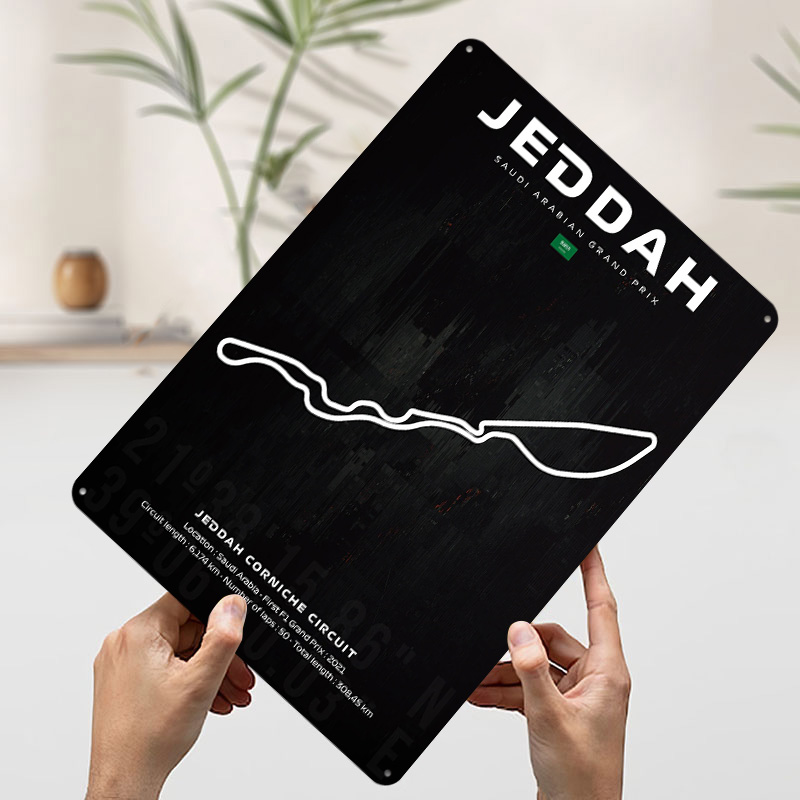 Jeddah Devre Haritası Posteri  - Home Decor Jeddah incelemesi ve fiyatı