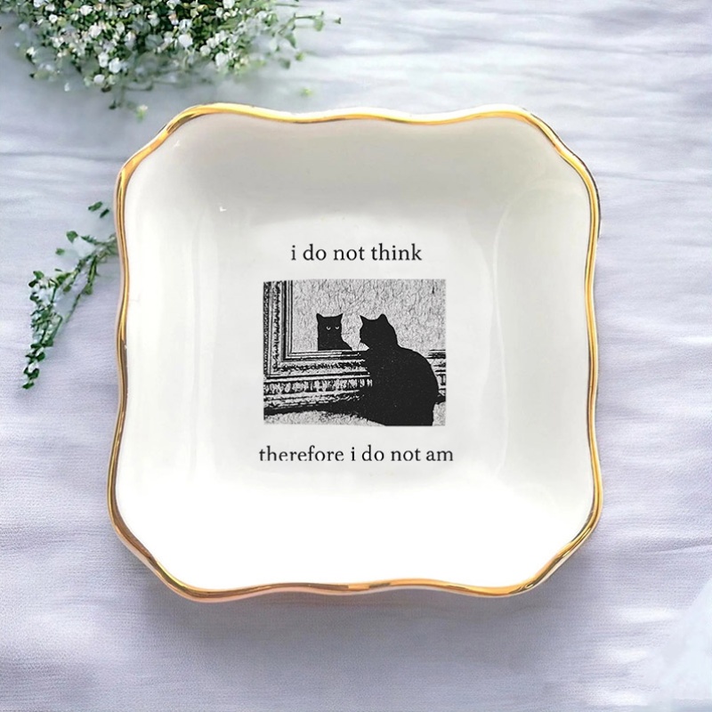 1 adet Ben Düşünüyorum Gözetim - Ceramic Trinket Dish incelemesi ve fiyatı