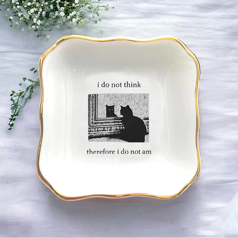1 adet Ben Düşünüyorum Gözetim - Ceramic Trinket Dish incelemesi ve fiyatı
