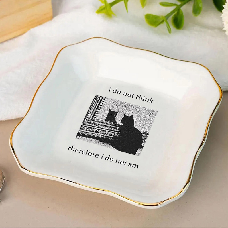 1 adet Ben Düşünüyorum Gözetim - Ceramic Trinket Dish incelemesi ve fiyatı